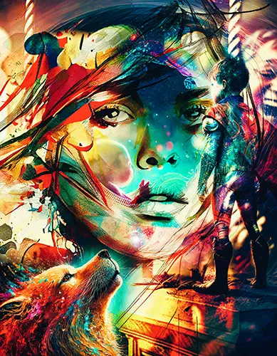 Œuvre photographique poétique sur le cycle de la vie, par Oceartcreations