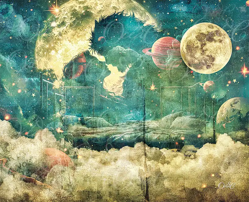 MARCHAND DE REVE 40 X 50 CM