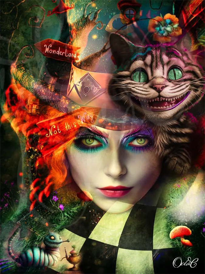 Une Chapelière et son chat 